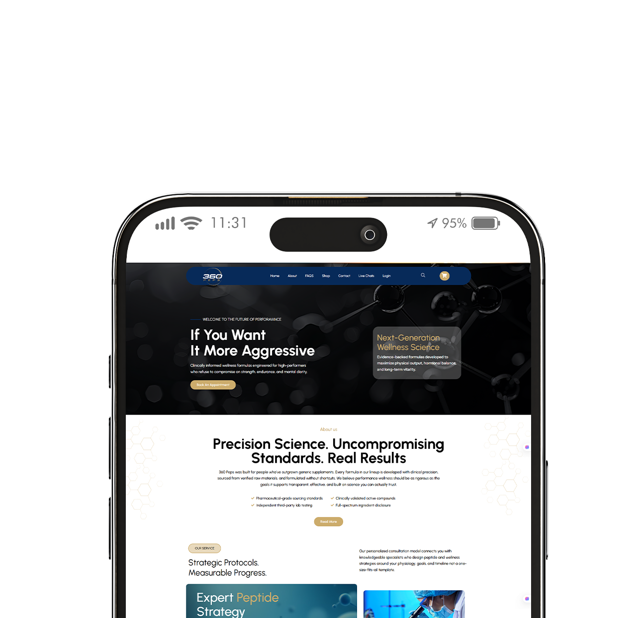 Batch tested product visual